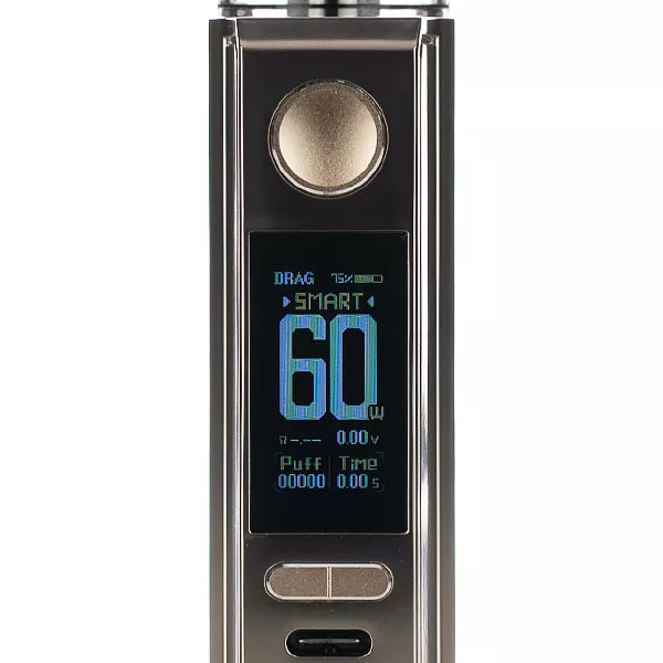 Size: Small; Medium Buy Authentic VOOPOO Drag E60 Mod Kit With PNP Pod II  Black Australia Skill Level: Beginner; Intermediate