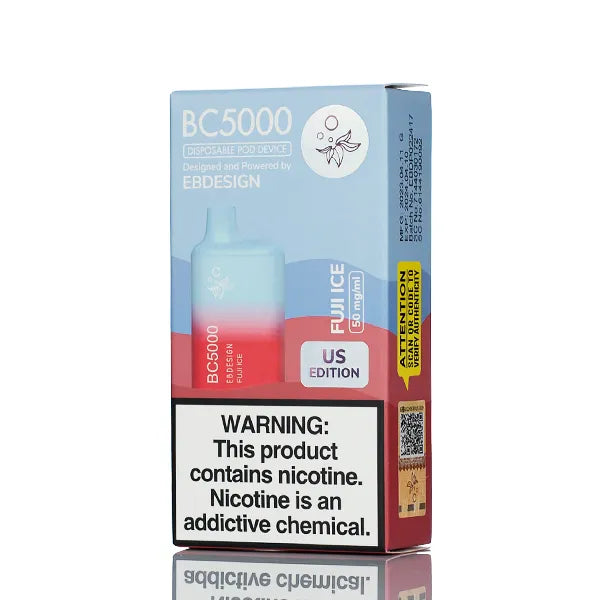 EBDESIGN BC5000 5% NIC RECHARGEABLE DISPOSABLE 5000 PUFFS 9.5ML