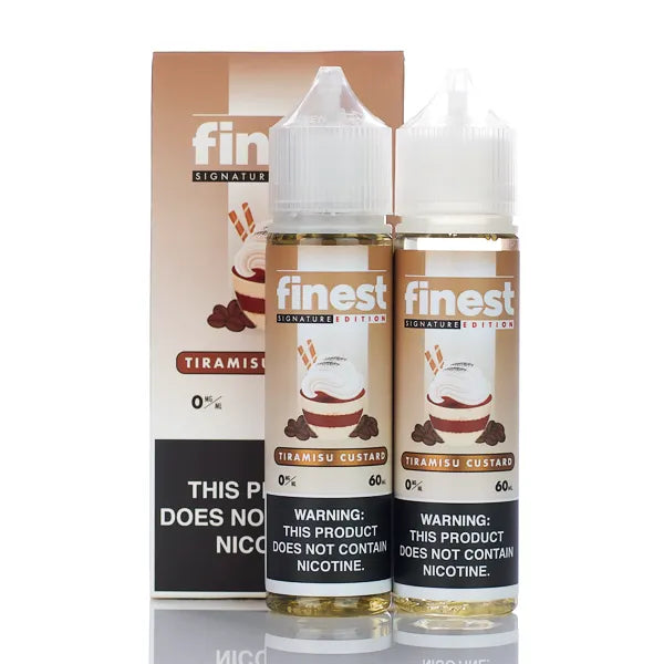 The Finest E-Liquid Signature Edition - No Nicotine Vape Juice - 120ml