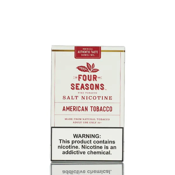 Four Seasons Salt Nicotine - American Tobacco - 30ml