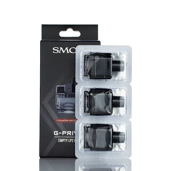 SMOK G-PRIV Pod Empty 5.5ml Replacement Pods - 3 Pack - 0