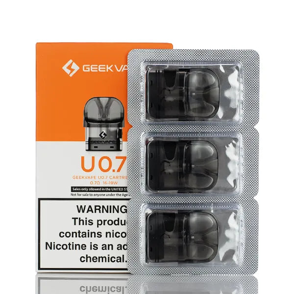 geekvape u pods near me Series Replacement Pod - 3 Pack Choose Flavor:White Peach Hubba Orange Candy Vape Creamy Mint Geek Bar