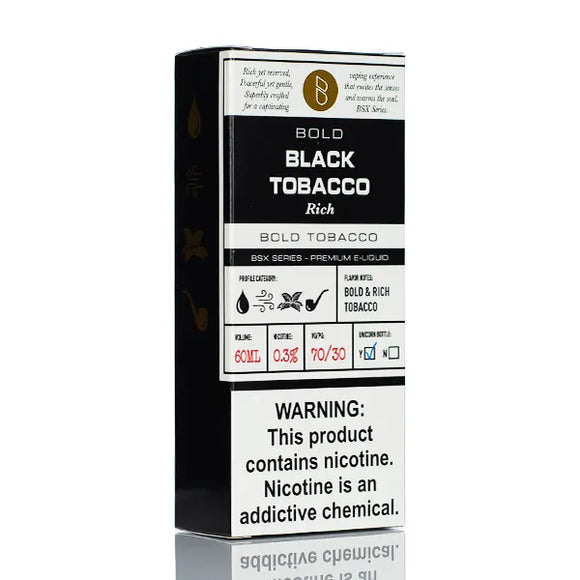 Glas Basix E-Liquid - Black Tobacco - 60ml