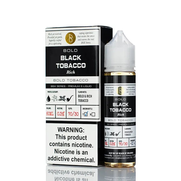 Glas Basix E-Liquid - Black Tobacco - 60ml