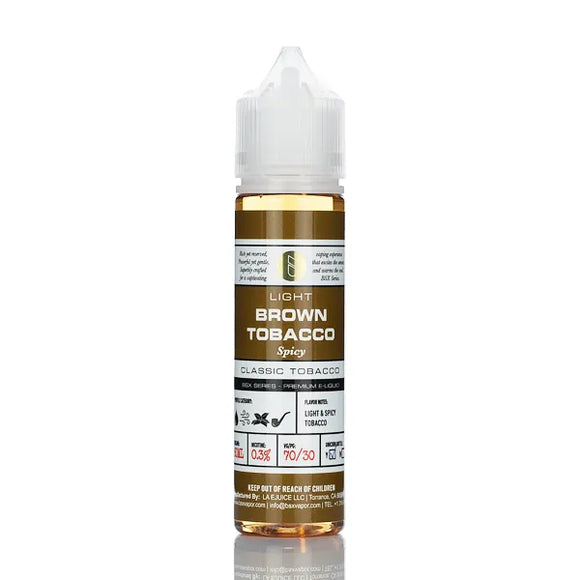 Glas Basix E-Liquid - Brown Tobacco - 60ml