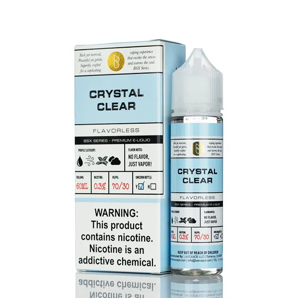 Glas Basix E-Liquid - Crystal Clear - 60ml