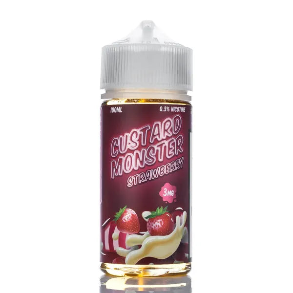 Custard Monster - Strawberry Custard - 100ml| E-Juices Custard Monster - Strawberry Custard - 100ml| E-Juices