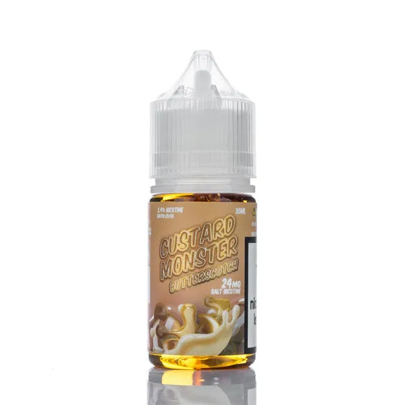 Custard Monster Salts - Butterscotch Custard - 30ml