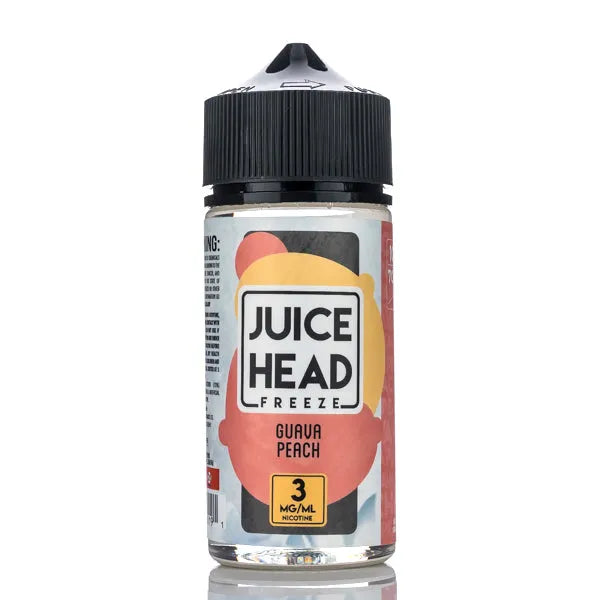 Juice Head Freeze E-Liquid - Guava Peach Freeze - 100ml - 0