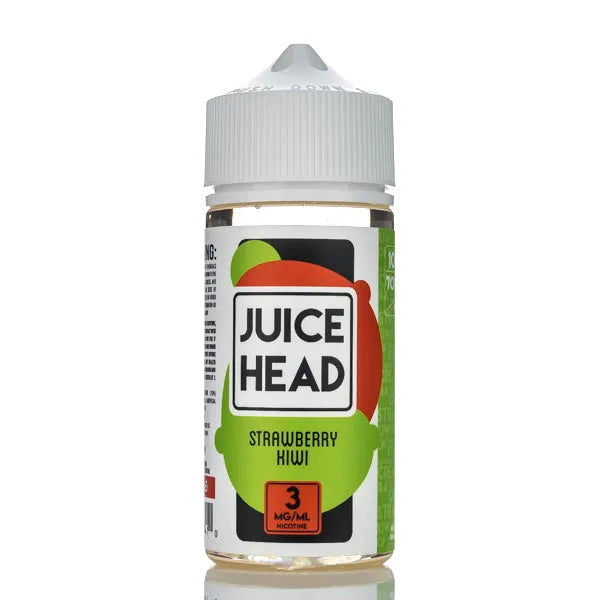 Juice Head E-Liquid - Strawberry Kiwi - 100ml - 0
