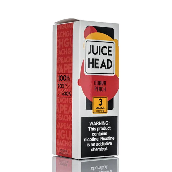 Juice Head E-Liquid - Guava Peach - 100ml
