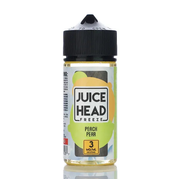 Juice Head Freeze E-Liquid - Peach Pear - 100ml - 0