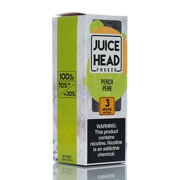 Juice Head Freeze E-Liquid - Peach Pear - 100ml | E-Juice Juice Head Freeze E-Liquid - Peach Pear - 100ml | E-Juice
