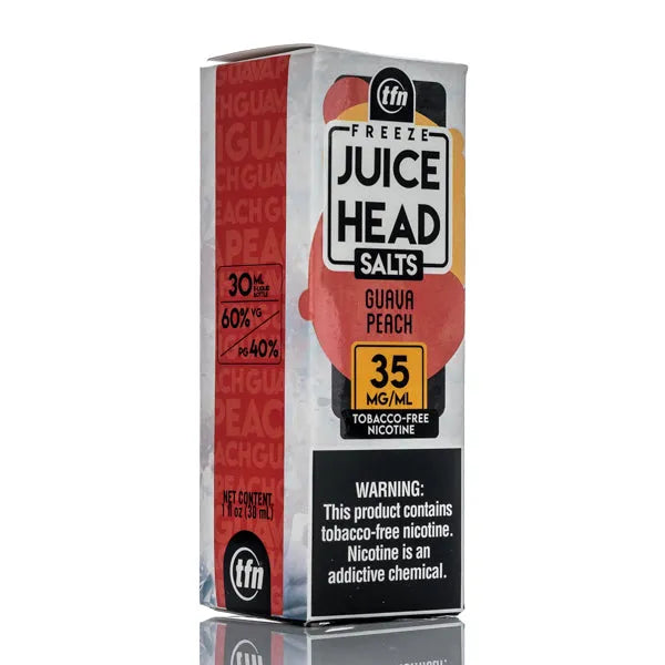 Juice Head TFN Salts - Guava Peach Freeze - 30ml