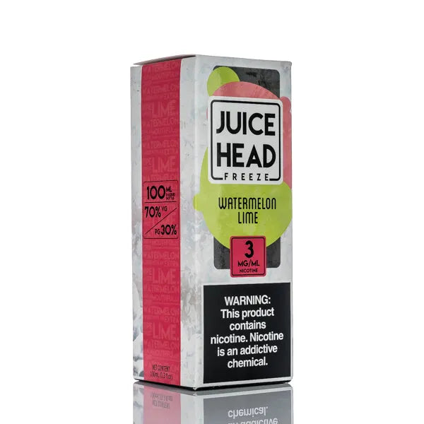 Juice Head Freeze E-Liquid - Watermelon Lime Freeze - 100ml - 0