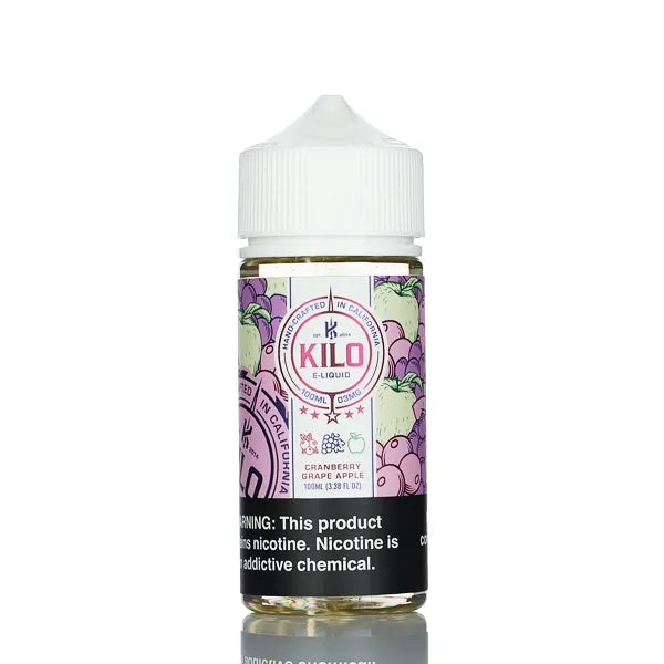 KILO E-Liquids - Cranberry Grape Apple - 100ml | Vape Juice KILO E-Liquids - Cranberry Grape Apple - 100ml | Vape Juice