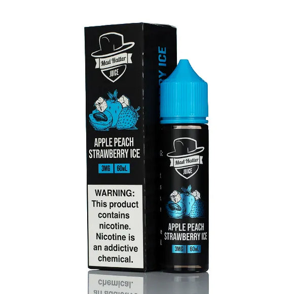 Mad Hatter Juice - Apple Peach Strawberry ICE - 60ml