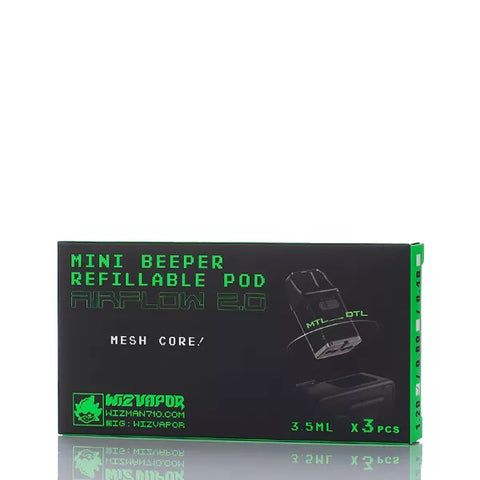 WIZVAPOR Mini Beeper 2.0 Replacement Pods | Vape Juice Pod