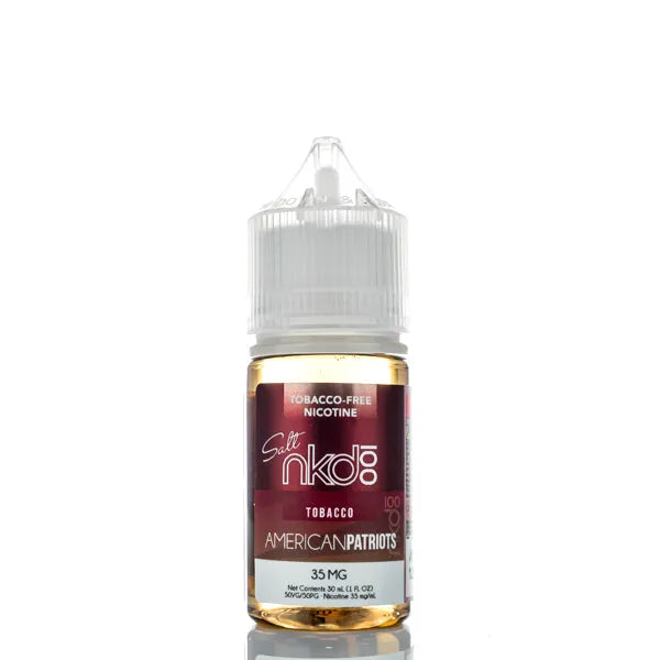 naked 100 tobacco american patriots by Salt 30ml American Patriot Tobacco Naked 100