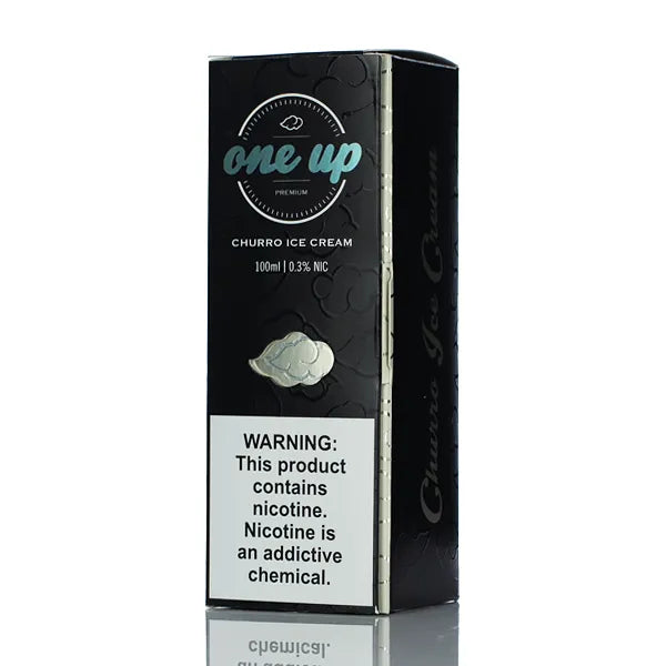 One Up Premium E-liquids - Churro and Ice Cream - 100ml | E Liquid One Up Premium E-liquids - Churro and Ice Cream - 100ml | E Liquid