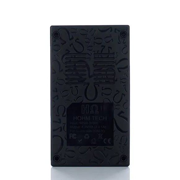 Hohm Tech Onyx Ohm 2A Matrix Display Battery Charger - 2 Bay