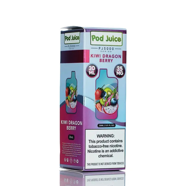 Pod Juice Salt PJ5000 - Kiwi Dragon Berry - 30ml | Nic Salt eLiquid Pod Juice Salt PJ5000 - Kiwi Dragon Berry - 30ml | Nic Salt eLiquid