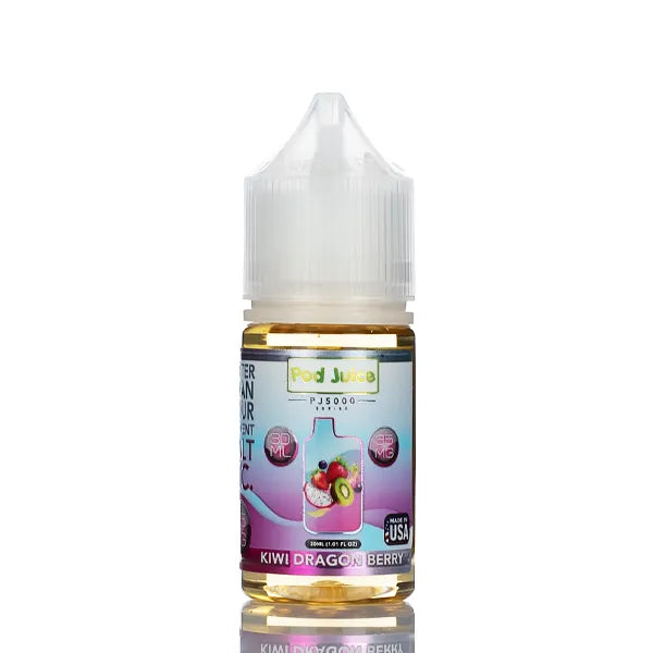 Pod Juice Salt PJ5000 - Kiwi Dragon Berry - 30ml | Nic Salt eLiquid Pod Juice Salt PJ5000 - Kiwi Dragon Berry - 30ml | Nic Salt eLiquid