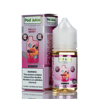 Pod Juice Salt PJ5000 - Peach Berry - 30ml