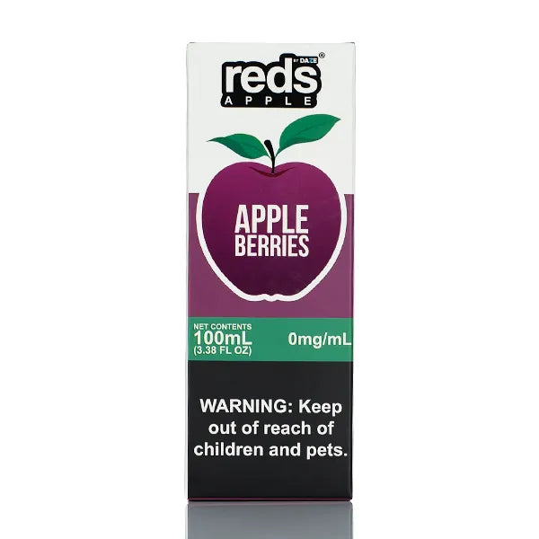 daze apple vape juice 7 Daze Reds Apple - No Nicotine Vape Juice - 100ml