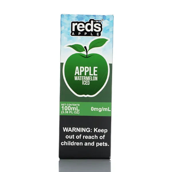 7 Daze Reds Apple ICED - No Nicotine Vape Juice - 100ml | 0mg E-Liquids 7 Daze Reds Apple ICED - No Nicotine Vape Juice - 100ml | 0mg E-Liquids