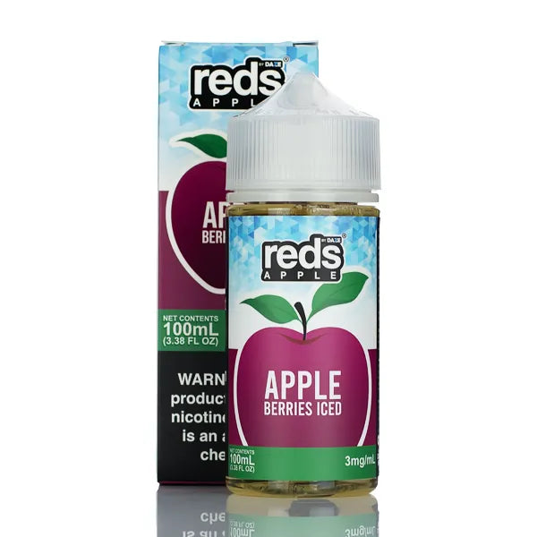 reds vape juice website 7 Daze Apple ICED eJuice Berries - 100ml Reds Apple Iced Salt Resistance:1.2ohm DRAG Nano 2 Pods (Top Filling) vaping accessories Unveiling the Quality and