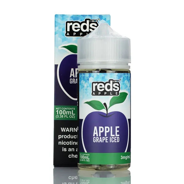 7 Daze - Reds Apple ICED eJuice Grape - 100ml