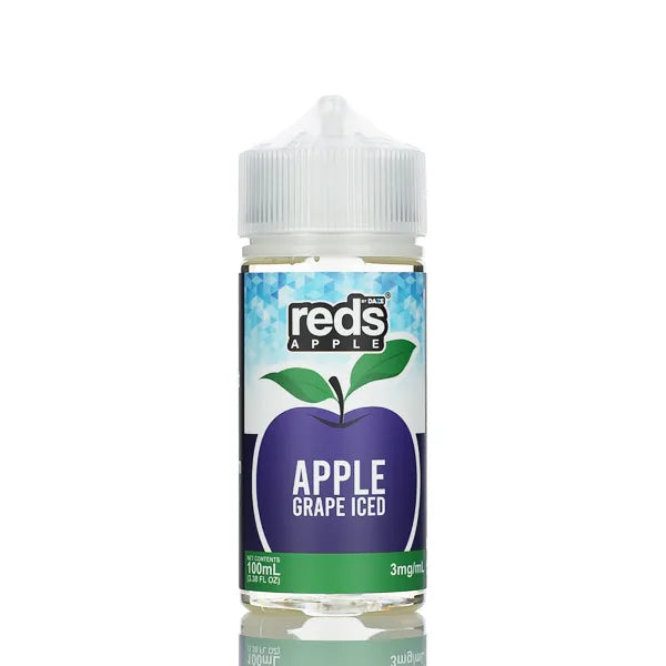 7 Daze - Reds Apple ICED eJuice Grape - 100ml - 0