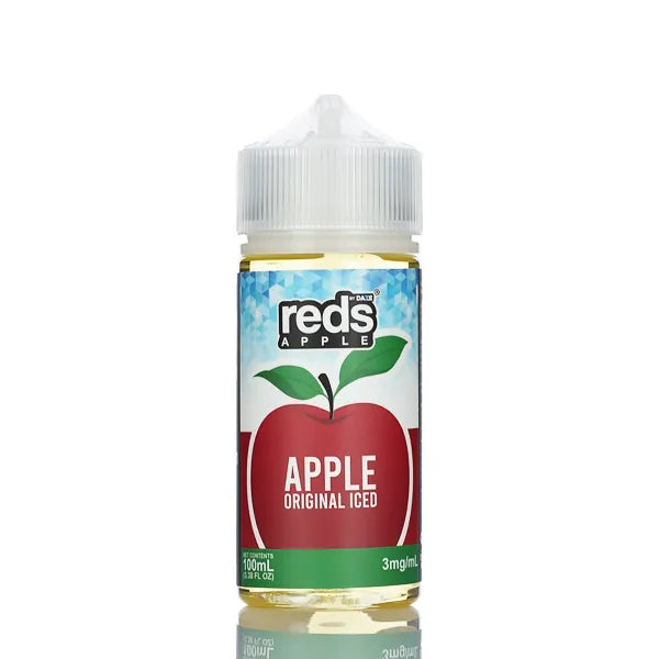 7 Daze - Reds Apple ICED eJuice - 100ml - 0