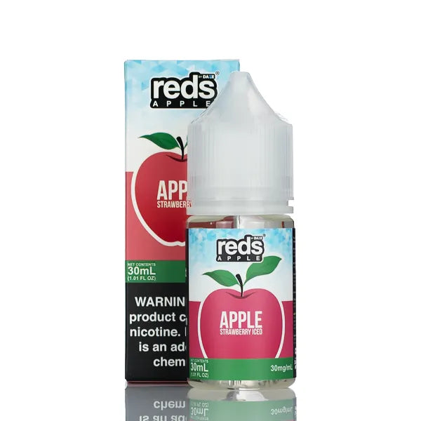 7 Daze Salt Series - Reds Apple Strawberry Iced - 30ml