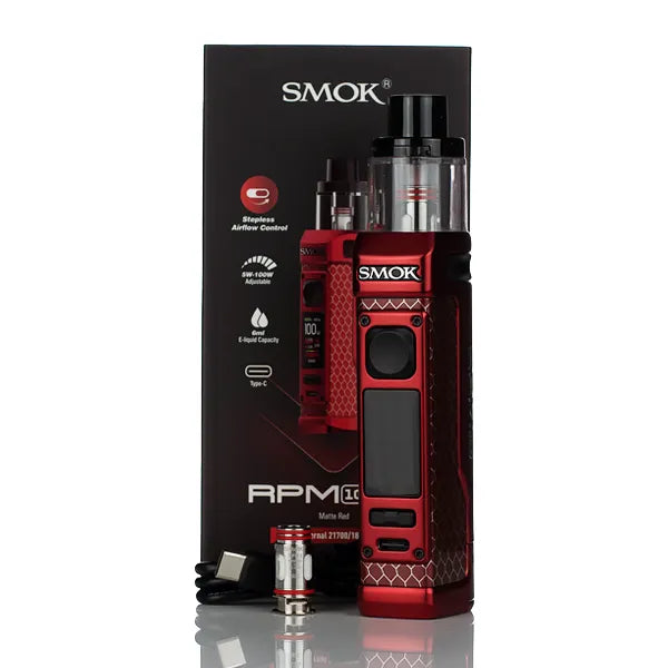 SMOK RPM 100 100W Pod Mod Kit - External Battery | Starter Kit SMOK RPM 100 100W Pod Mod Kit - External Battery | Starter Kit