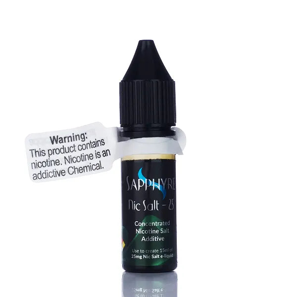 Sapphyre Salt Nic Shot Nicotine Additive | 25mg 45mg Salt Nic Options Sapphyre Salt Nic Shot Nicotine Additive | 25mg 45mg Salt Nic Options