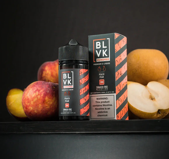 BLVK Hundred E-liquid - Peach Pear - 100ml