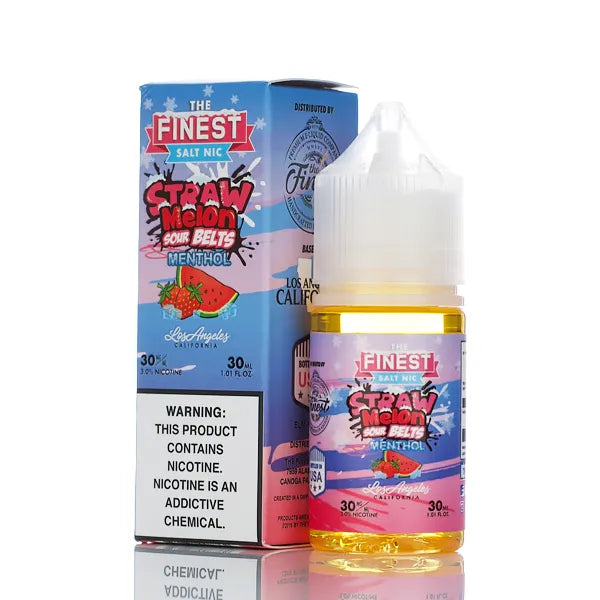 The Finest E-Liquid Salt Nic Strawmelon Sour Menthol 30ml | Pod Juice The Finest E-Liquid Salt Nic Strawmelon Sour Menthol 30ml | Pod Juice