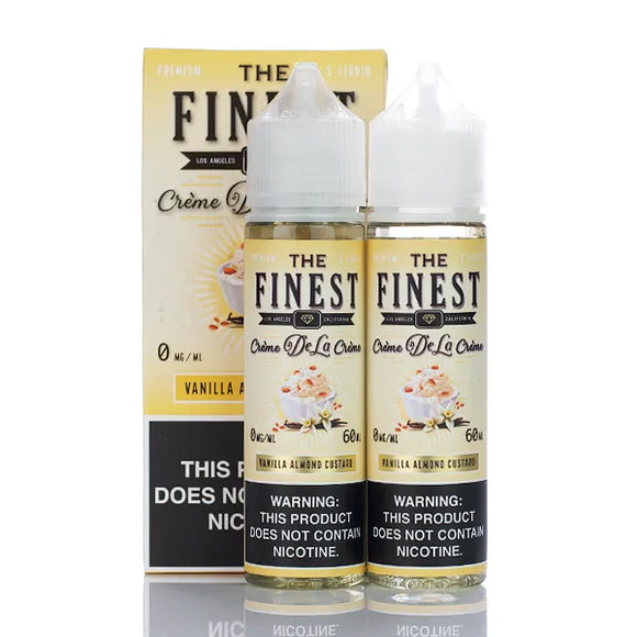 The Finest E-Liquid Creme De La Creme - No Nicotine Vape Juice - 120ml