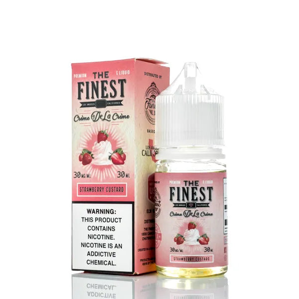 The Finest E-Liquid - Salt Nic Series - Creme De La Creme - Strawberry Custard - 30ml