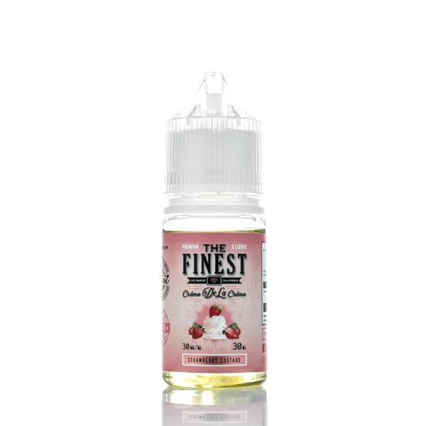 The Finest E-Liquid - Salt Nic Series - Creme De La Creme - Strawberry Custard - 30ml - 0