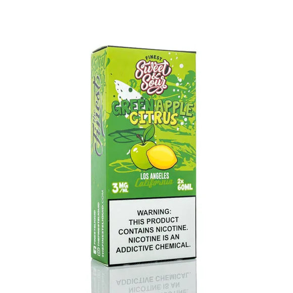 The Finest E-Liquid - Sweet & Sour - Green Apple Citrus - 120ml