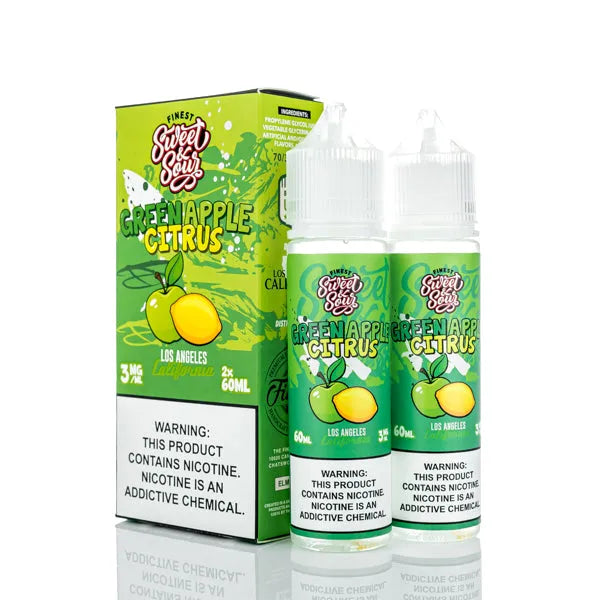 The Finest E-Liquid - Sweet & Sour - Green Apple Citrus - 120ml