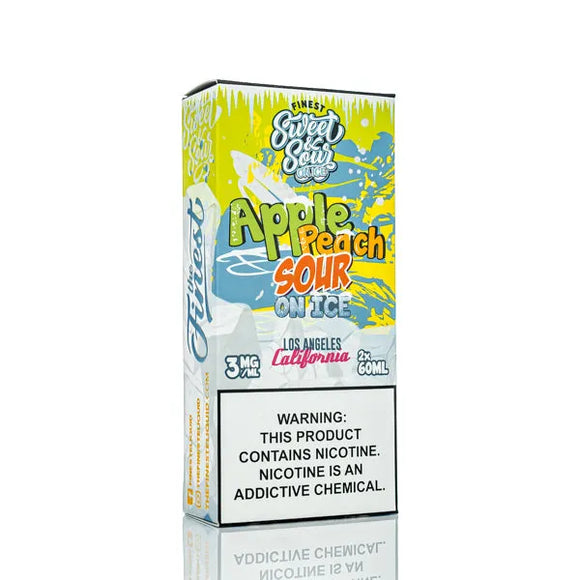The Finest E-Liquid - Sweet & Sour - Apple Peach Sour On Ice - 120ml