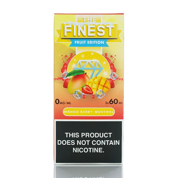 The Finest E-Liquid Fruit Edition - No Nicotine Vape Juice - 120ml