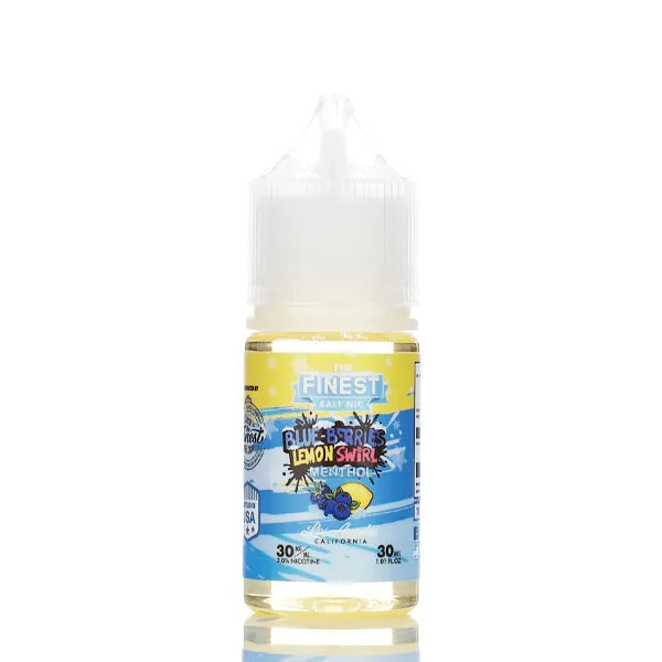 The Finest E-Liquid - Salt Nic Series - Blue Berries Lemon Swirl Menthol - 30ml - 0