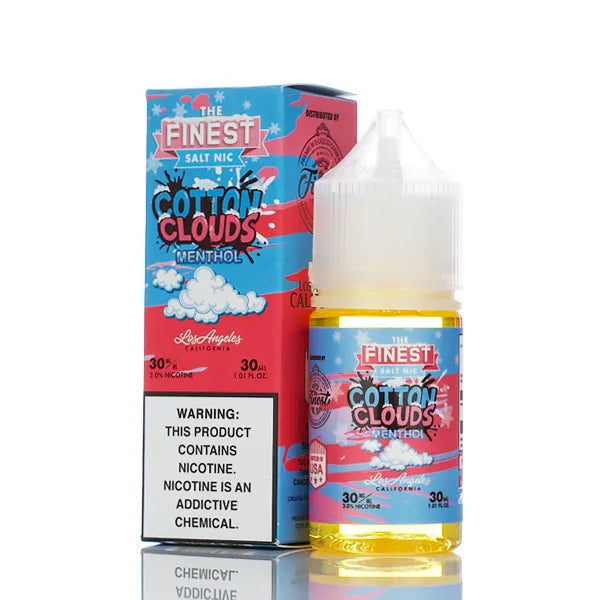 cotton candy juice vape The Finest E-Liquid Salt Nic Clouds Menthol 30ml Flavor:Code White VAPE POD KITS CANADA circle k disposable vapes