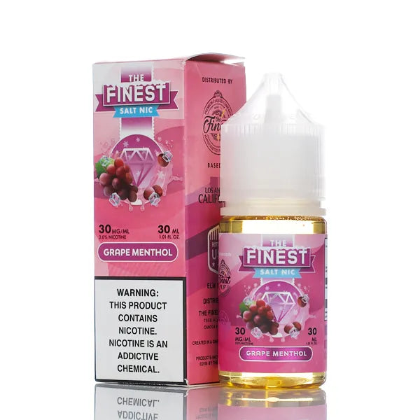 The Finest E-Liquid Salt Nic Grape Menthol 30ml | Pod Juice The Finest E-Liquid Salt Nic Grape Menthol 30ml | Pod Juice