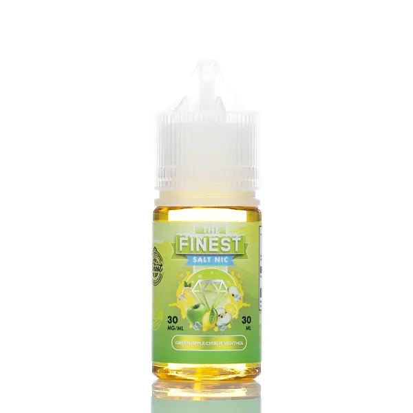 The Finest E-Liquid - Salt Nic Series - Green Apple Citrus Menthol - 30ml - 0